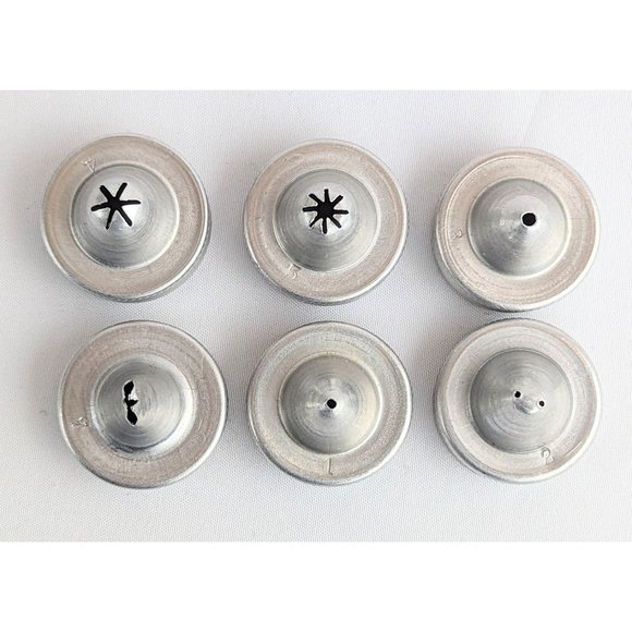 Vintage Aluminum Piping Kit for Cake Decorating with Frosting Tips 1950s 1960s - Picture 8 of 8